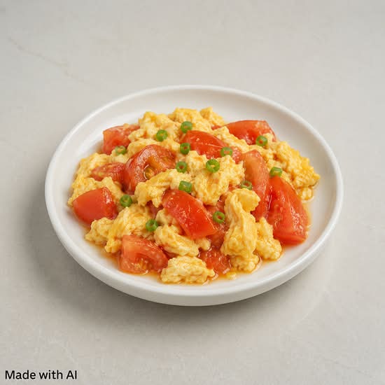 Scrambled Egg with Tomato (番茄炒蛋)
